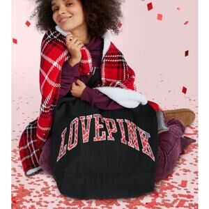 Victoria's Secret PINK Black And Red Tote Bag NWT